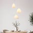 3-light pendant light Inswa 3D-printed - wavy design