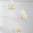 3-light pendant light Inswa 3D-printed - wavy design