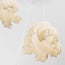 3-light pendant light Inswa 3D-printed - wavy design