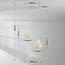 3-light pendant light Inswa 3D-printed - wavy design