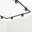 Modern 1.5 metre single-phase track lighting system with Zylo spotlights - ceiling lights