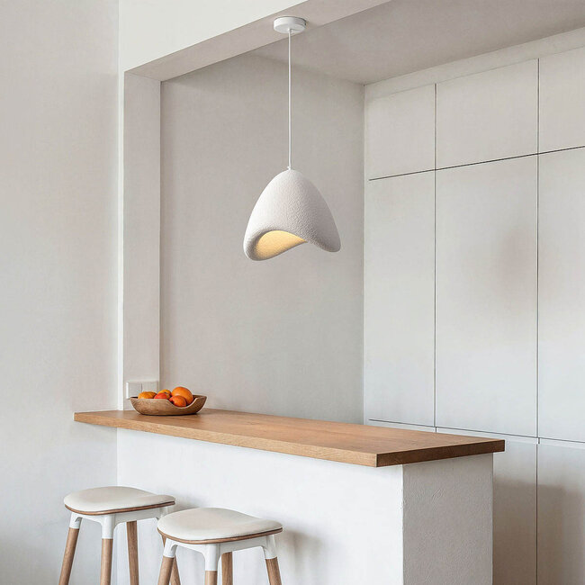 Wabi-Sabi Ashi pendant lamp - White