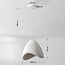 pendant light Ashi Wabi Sabi - white