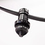 Black E27 cover fitting for Festoon lighting cables