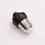Black E27 cover fitting for Festoon lighting cables