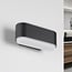 Designer up-down bathroom wall lamp Cale in black
