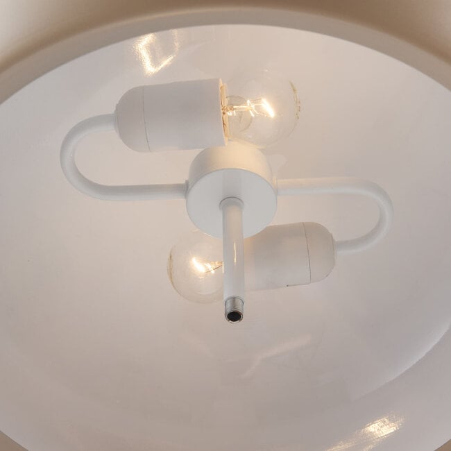 pendant light Luz beige - white diffuser