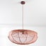 pendant light Feronia with fabric shade - soft pink 60 cm