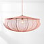 pendant light Feronia with fabric shade - soft pink 60 cm