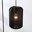 5-light Japandi pendant lamp Karima - Black