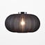 ceiling light Celara with fabric shade - black 50 cm