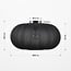 ceiling light Celara with fabric shade - black 50 cm
