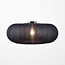 ceiling light Celara with fabric shade - black 70 cm