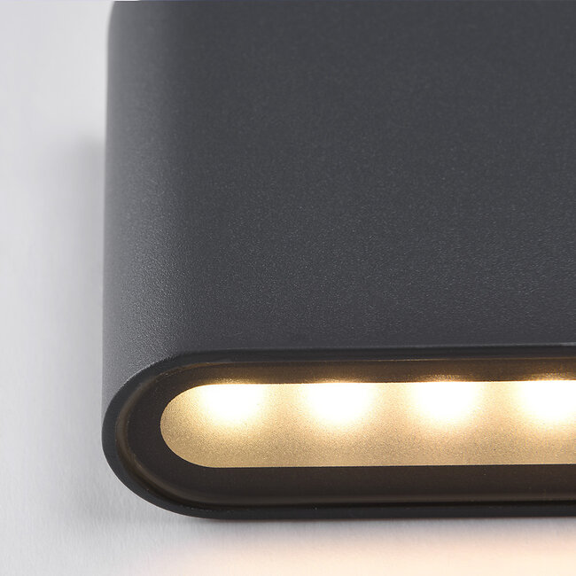 Tommy designer bathroom wall light - anthracite