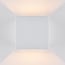 Modern bathroom lamp Oliver with adjustable shutters in white