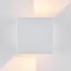 Modern bathroom lamp Oliver with adjustable shutters in white
