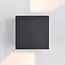 Modern bathroom lamp Oliver with adjustable shutters in anthracite