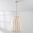 pendant light Mousa with teardrop shade - light beige