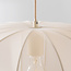 Wivra fabric pendant lamp – Japandi style with light beige shade in a soft square shape
