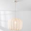 pendant light Wivra with fabric shade - light beige