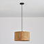 Designer pendant light Koru made of cork leather