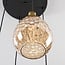 4-light pendant light Nilo - amber glass