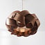 pendant light Weave in walnut veneer - Ø60 cm