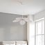 pendant light Floral - beige with fabric petals