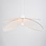 pendant light Floral - beige with fabric petals