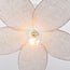 pendant light Floral - beige with fabric petals