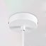 pendant light Floral - beige with fabric petals