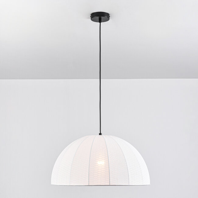 pendant light Karan - natural fabric shade