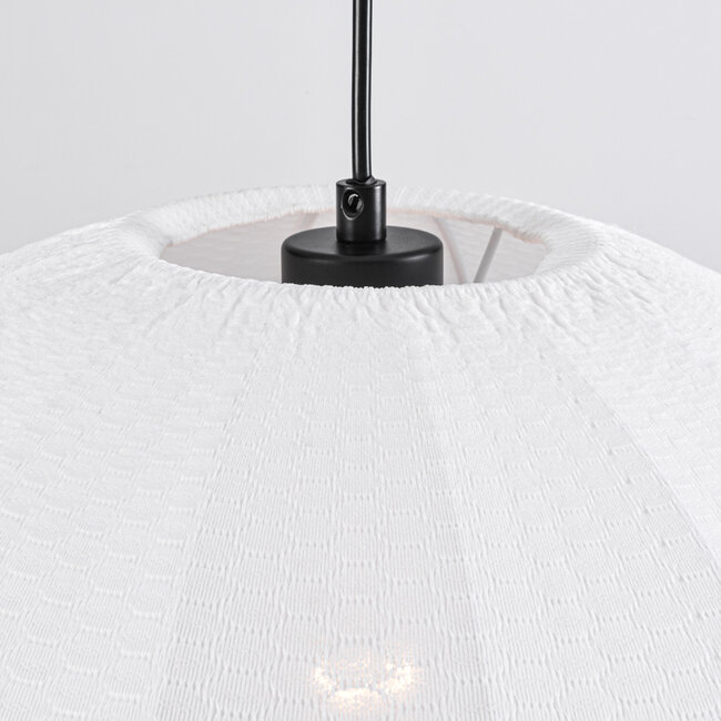 pendant light Karan - natural fabric shade