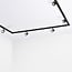 1-phase track system set of 3 metres with Sev spotlights, 3-step dimmable