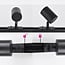 1-phase track system set of 3 metres with Nox spotlights, 3-step dimmable