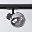 1-phase track system 3 metres with Melle spotlights - black with smoked glass