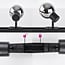 1-phase track system set of 1.5 metres with Melle spotlights, smoked glass
