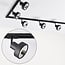 1-phase track system set of 3 metres with Joel spotlights, black