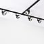 1-phase track system set of 3 metres with Joel spotlights, black