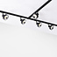 Modern 3-metre single-phase track lighting system with Joel spotlights - ceiling lights