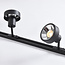 Modern 1.5 metre single-phase track lighting system with Joel spotlights - ceiling lights