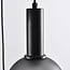 3-light pendant light Brinati - grey frosted glass