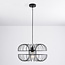 Industrial pendant lamp with black metal - Hilo