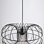 Industrial pendant lamp with black metal - Hilo