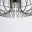 Industrial pendant lamp Hilo in black metal