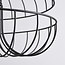 Industrial pendant lamp with black metal - Hilo