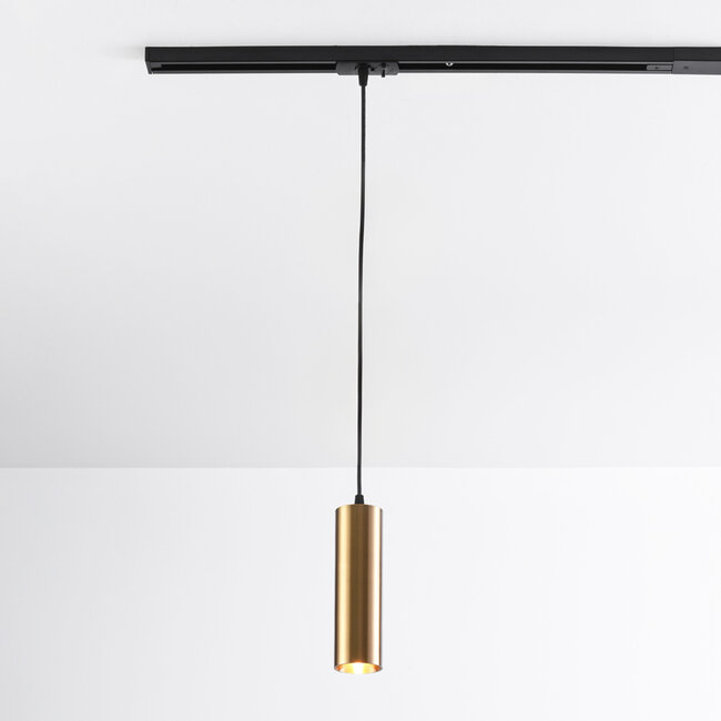 1-phase rail tube pendant lamp Simon - Gold