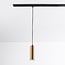 1-phase tubular track pendant light Simon, gold