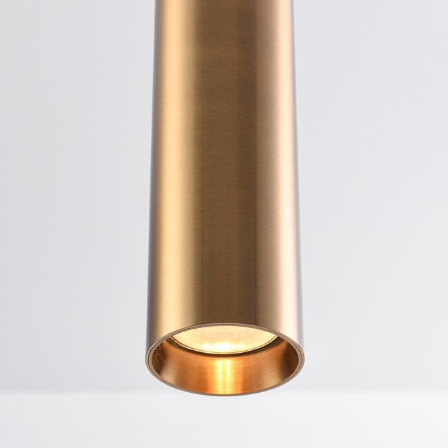 1-phase rail tube pendant lamp Simon - Gold