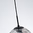 3-light pendant light Carice - black with smoked glass